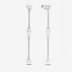 Pandora Dangle Pearl Earings